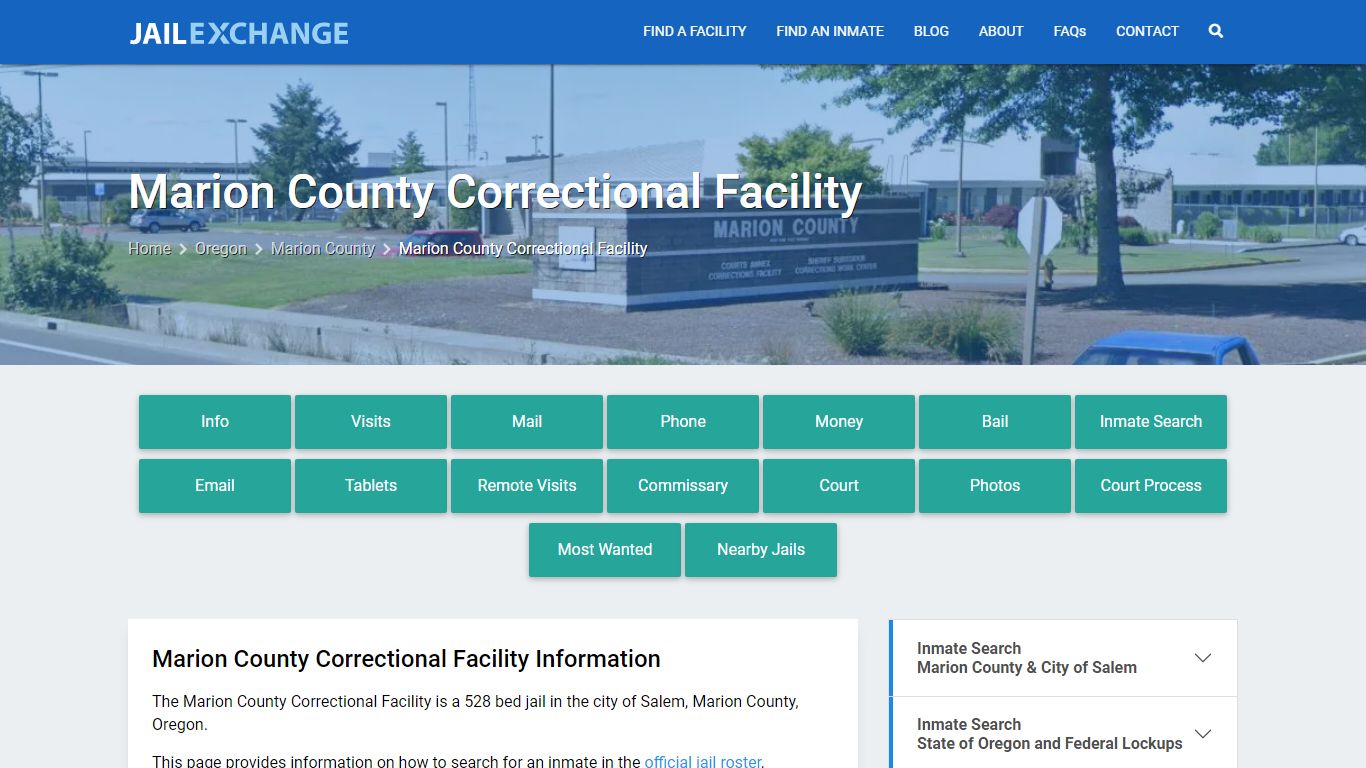 Marion County Correctional Facility - Jail Exchange